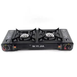 Outdoor Camping Gas Stove Double Burner SI YI JIA