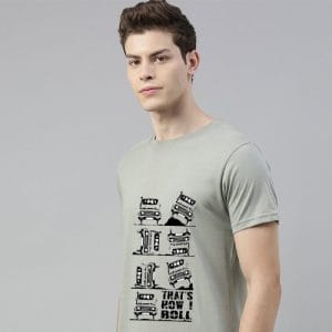 This Is How I Roll || 4×4 Car Unisex Heavy Cotton Tee Grey Color !! Limited Edition