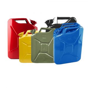 20 LTR. Metal Jerry Can with Spout for Generators, Jeeps and Other Vehicles