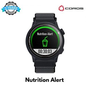 COROS PACE 2 Premium GPS Sport Watch with Nylon or Silicone Band, Heart Rate Monitor, 30h Full GPS Battery, Barometer, ANT+ & BLE Connections, Strava, (Navy – Nylon Strap)