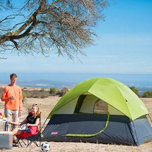 Coleman Sundome Tent, (Green) – Best Waterproof Camping Tent in India