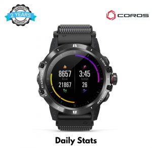 COROS VERTIX GPS Adventure Watch w/Oximeter, Titanium Alloy, Sapphire Glass, 24/7 Blood Oxygen Monitoring, Altitude Performance Index, Battery Life of 45 Days Regular use or 60h Full GPS Tracking