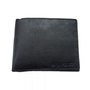 Brutforce Leather Wallet For Men With Credit Card Holders (Black) BFW004